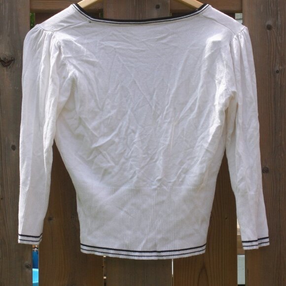 Vintage Suzy Shier CHANEL Style Cardigan Women's Large - Picture 3 of 4